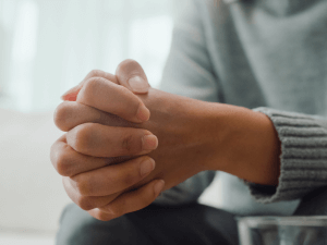 folded hands
